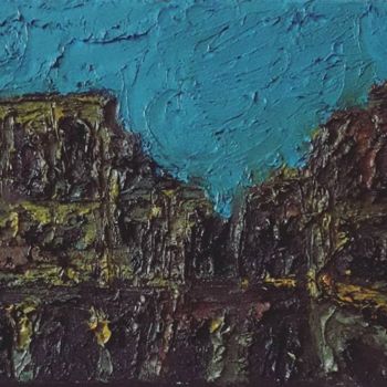 Картина под названием "Colosseo" - Michele Principato Trosso, Подлинное произведение искусства, Масло