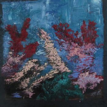 Painting titled "Corrallium Rubrum" by Michele Principato Trosso, Original Artwork, Oil