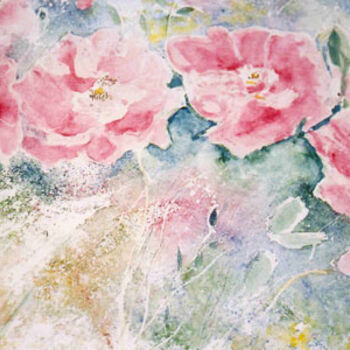 제목이 "rosier, mon beau ro…"인 미술작품 Mireille Dubois-Vanhove로, 원작, 기름