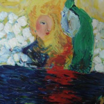 Peinture intitulée "apocaliptique" par Nydia Eugenia, Œuvre d'art originale, Huile