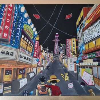 "" Made in Japan "" başlıklı Tablo Mickael Hert tarafından, Orijinal sanat, Akrilik