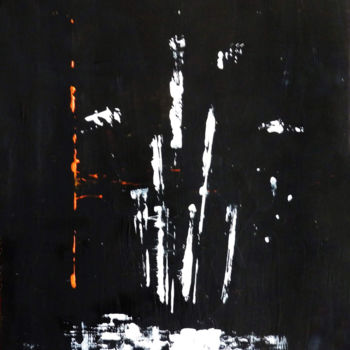 Pittura intitolato "Not All Black and W…" da Mickey Harris, Opera d'arte originale, Acrilico