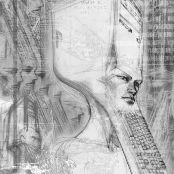 Arte digital titulada "Faraón" por Mick Murillo, Obra de arte original, Pintura Digital