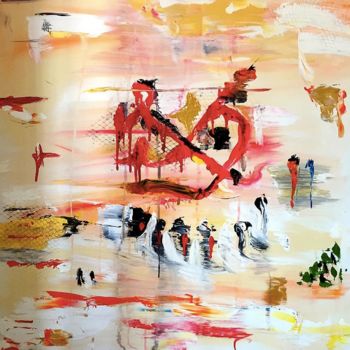 Malarstwo zatytułowany „michmanzoni-ebola.j…” autorstwa Mich Manzoni, Oryginalna praca, Akryl