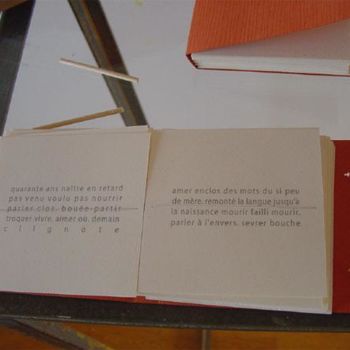 「Paroles sans (livre)」というタイトルのデジタルアーツ Joanna Micoによって, オリジナルのアートワーク