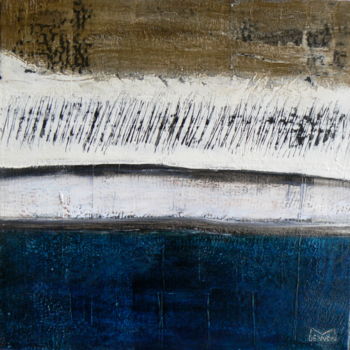 Peinture intitulée "pluie-2-oct-nov-14.…" par Michèle Genvrin, Œuvre d'art originale