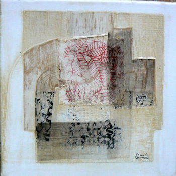 Peinture intitulée "rouge-2.jpg Impress…" par Michèle Genvrin, Œuvre d'art originale