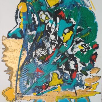 Malarstwo zatytułowany „BRAIN” autorstwa Mido Hussein, Oryginalna praca, Akryl