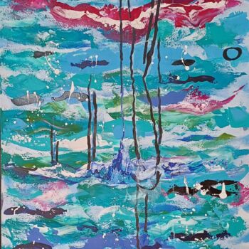 Malarstwo zatytułowany „DAS WEINENDE MEER” autorstwa Mido Hussein, Oryginalna praca, Akryl
