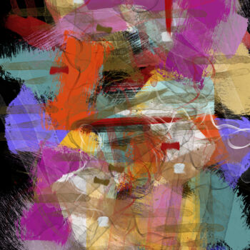 Arte digital titulada "Miedo Alchemia 1" por Miedo Art In The World, Obra de arte original, Pintura Digital