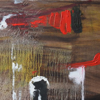 Schilderij getiteld "landscape" door Mie Gers, Origineel Kunstwerk, Acryl