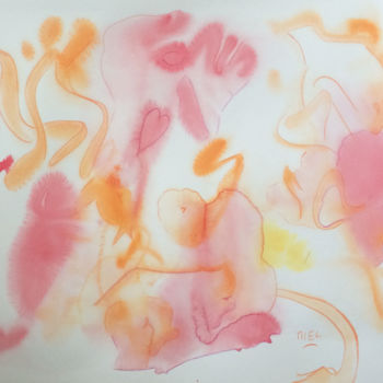 Peinture intitulée "Reconnexion intérie…" par Miel, Œuvre d'art originale, Aquarelle