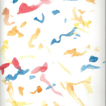 Peinture intitulée "Réussite" par Miel, Œuvre d'art originale, Aquarelle
