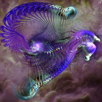 Digital Arts titled "Pegasus" by Mies De Graaf, Original Artwork, 2D Digital Work