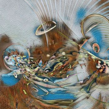 数字艺术 标题为“Fantasie in beweging” 由Mies De Graaf, 原创艺术品, 2D数字工作
