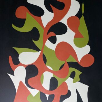 Painting titled "Sinfonia" by Migdal, Original Artwork, Acrylic