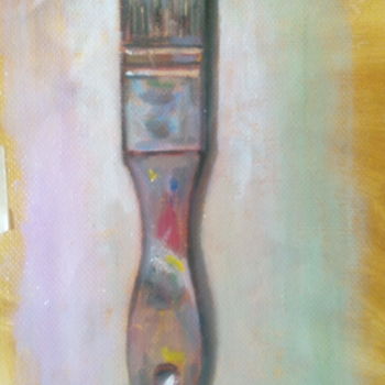 Pittura intitolato "A Paintbrush" da M Inglezakis, Opera d'arte originale, Olio