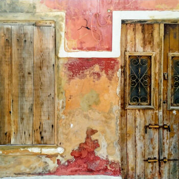 Fotografia intitulada "Puerta y ventana en…" por Miguel Ángel Cáceres, Obras de arte originais, Fotografia digital