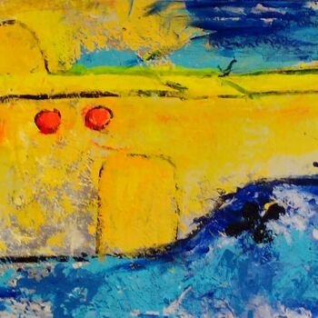 Pintura titulada "Yellow Submarine" por Miguel Angel Duarte (ENZO), Obra de arte original, Acrílico
