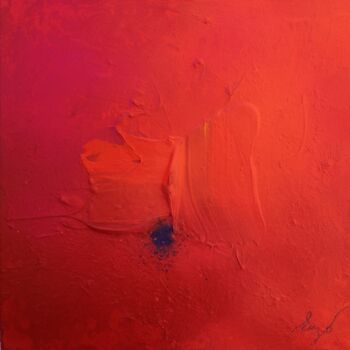 Pittura intitolato "Red and red" da Miguel Angel Duarte (ENZO), Opera d'arte originale, Acrilico Montato su Pannello di legno