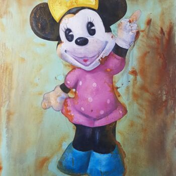 Картина под названием "Minnie" - Miguel Angel García López, Подлинное произведение искусства, Масло