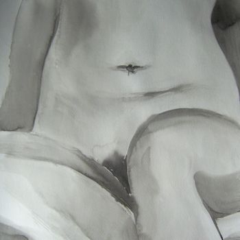 Drawing titled "EROTIC NUDE 2013" by Miguel Esquivel Kuello, Original Artwork, Ink