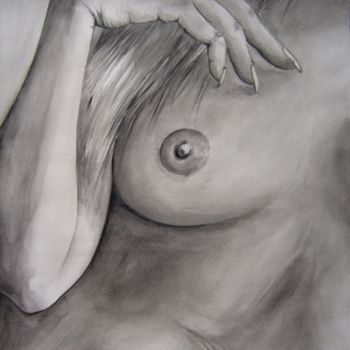 Drawing titled "EROTIC NUDE INK 2013" by Miguel Esquivel Kuello, Original Artwork, Ink