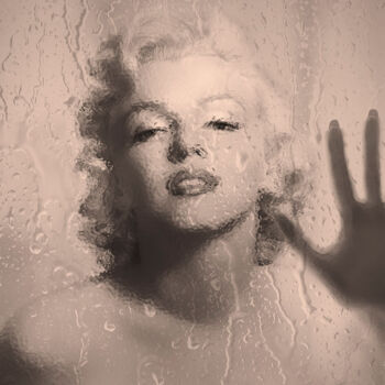 Arte digitale intitolato "Always Marilyn EDIT…" da Miguel Guía, Opera d'arte originale, Pittura digitale Montato su Alluminio