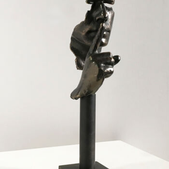 Sculpture intitulée "Calm and Silence sm…" par Miguel Guía, Œuvre d'art originale, Bronze