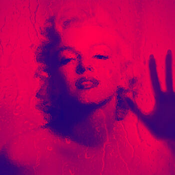 Digital Arts titled "Always Marilyn Edit…" by Miguel Guía, Original Artwork, Digital Painting Mounted on Aluminium