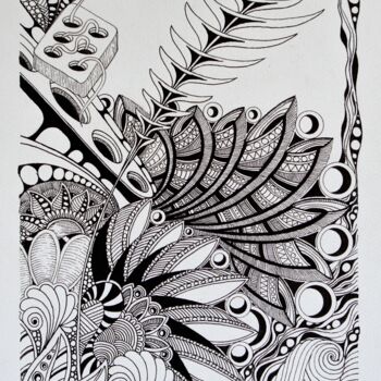 Drawing titled "Insolitum II (invul…" by Miguel Marques, Original Artwork, Ink