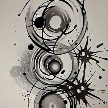 Arte digital titulada "splashes5" por Miguel Marques, Obra de arte original, Imagen generada por IA