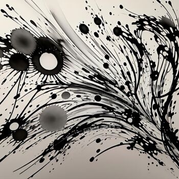 "Splash8" başlıklı Dijital Sanat Miguel Marques tarafından, Orijinal sanat, AI tarafından oluşturulan görüntü