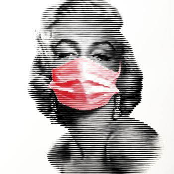 제목이 "Anonymous 07"인 미술작품 Miguel Angel Lozano Bonora로, 원작, 아크릴 목재 패널에 장착됨