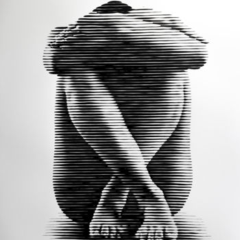Peinture intitulée "Desnudo 2020 02" par Miguel Angel Lozano Bonora, Œuvre d'art originale, Acrylique