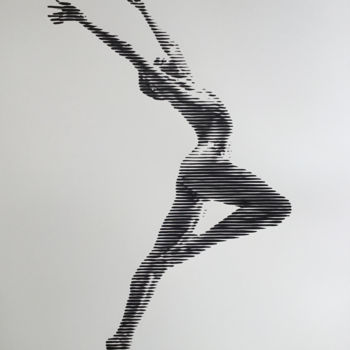 Schilderij getiteld "Ballet" door Miguel Angel Lozano Bonora, Origineel Kunstwerk, Acryl Gemonteerd op Houten paneel