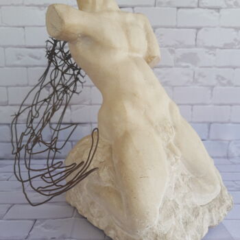 Sculpture intitulée "Escultura em Pedra…" par Miguel Matos, Œuvre d'art originale, Pierre