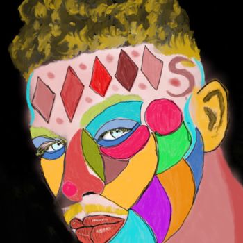 Arts numériques intitulée "Maquillaje" par Miguel Sanguesa, Œuvre d'art originale, Peinture numérique