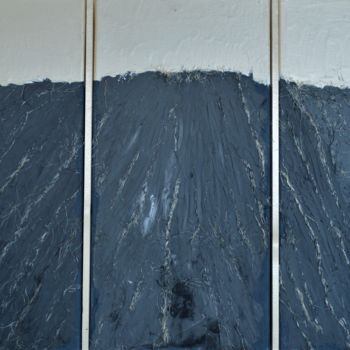 Peinture intitulée "New field Triptych" par Mihaela Constantin, Œuvre d'art originale, Huile