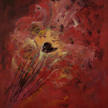 Pittura intitolato ""Local Flower"" da Mihaela Ionescu, Opera d'arte originale, Acrilico