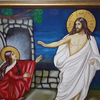 Painting titled "Resurrection (Invie…" by Mihaela Art, Original Artwork, Oil