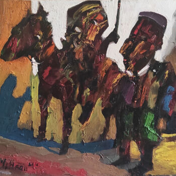 Pittura intitolato "Shadow" da Mihran Manukyan, Opera d'arte originale, Olio