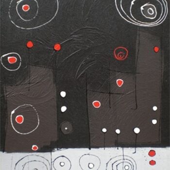 Peinture intitulée "6 sur 20 en materne…" par Mika, Œuvre d'art originale