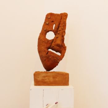 Sculpture intitulée "Le masque de l'épave" par Sergeff, Œuvre d'art originale