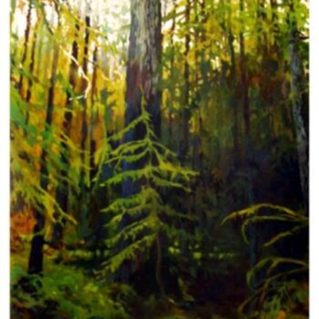 Painting titled "Old Growth; Infinit…" by Mike Dendy, Original Artwork