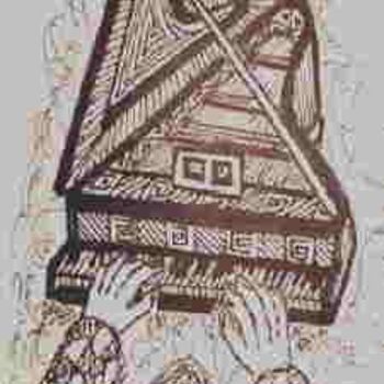 Peinture intitulée "VI-38 PIANO & PLAYER" par Mike Granatt, Œuvre d'art originale, Autre