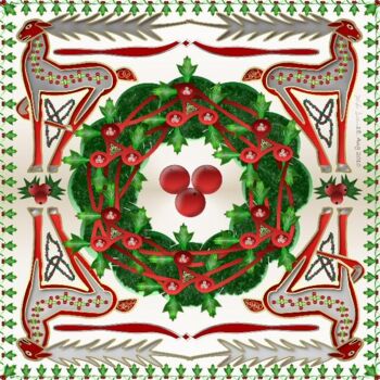 "Celtic Christmas" başlıklı Tablo Mike Sexton tarafından, Orijinal sanat, Petrol