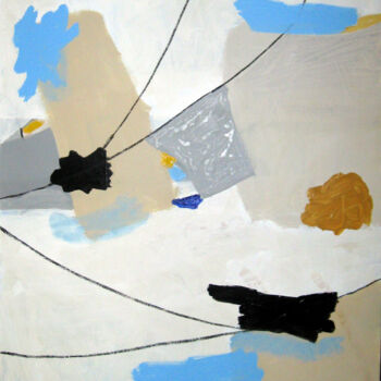 Картина под названием "TTH-8: Transition" - Mike Smoller, Подлинное произведение искусства, Акрил Установлен на Деревянная р…
