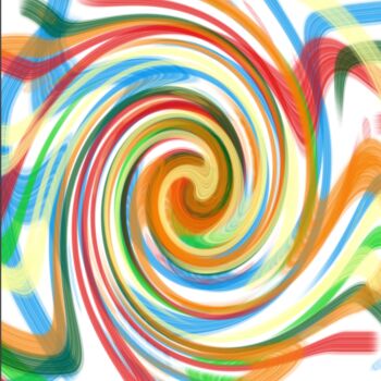 Grafika cyfrowa / sztuka generowana cyfrowo zatytułowany „Spiral” autorstwa Mike Williams, Oryginalna praca, 2D praca cyfrowa