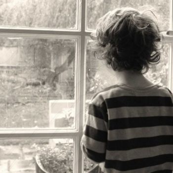 Photography titled "Boy at Window" by Mike Valeriani, Original Artwork